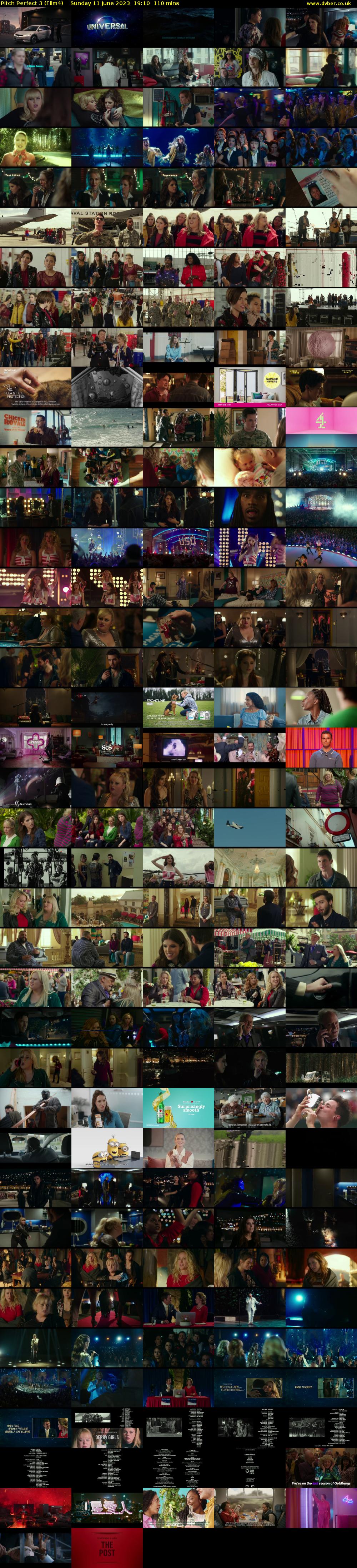 Pitch Perfect 3 (Film4) Sunday 11 June 2023 19:10 - 21:00