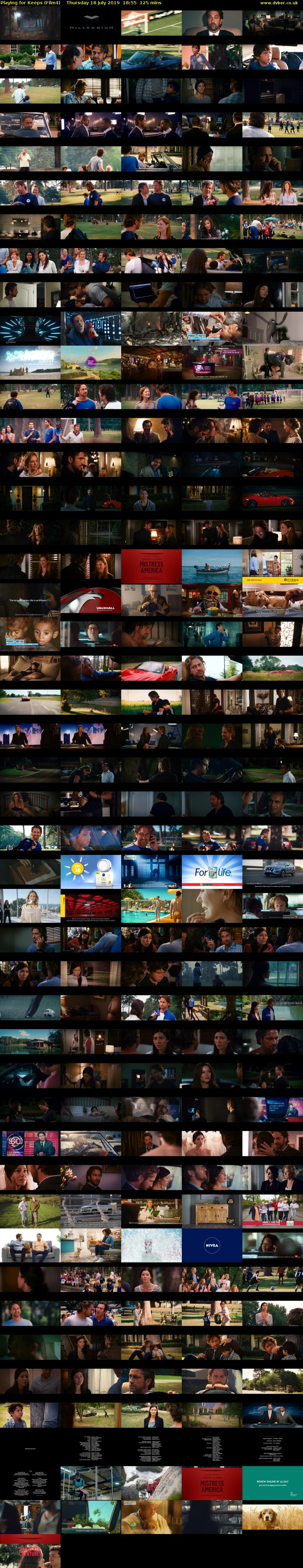Playing for Keeps (Film4) Thursday 18 July 2019 18:55 - 21:00
