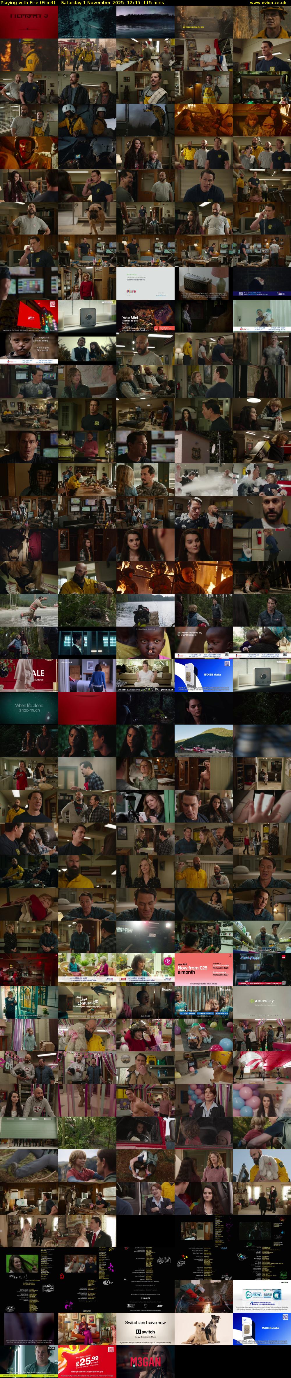 Playing with Fire (Film4) Saturday 1 November 2025 12:45 - 14:40