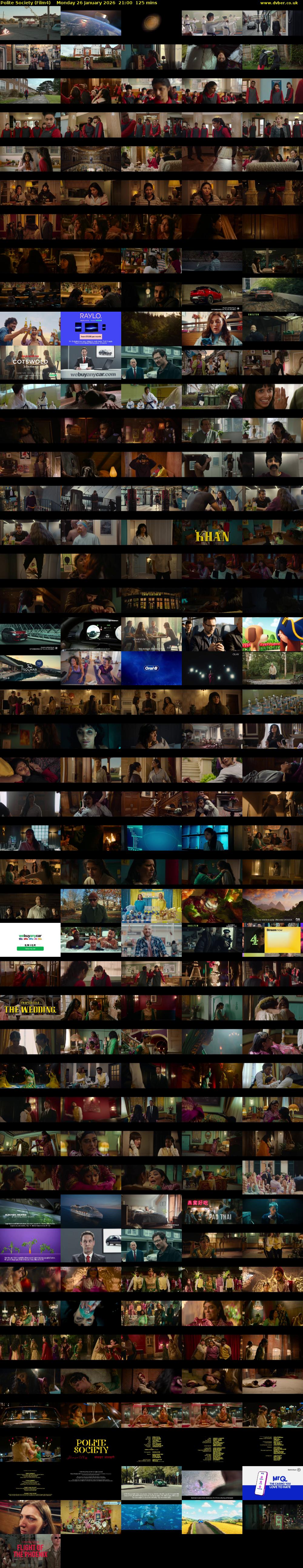 Polite Society (Film4) Monday 26 January 2026 21:00 - 23:05