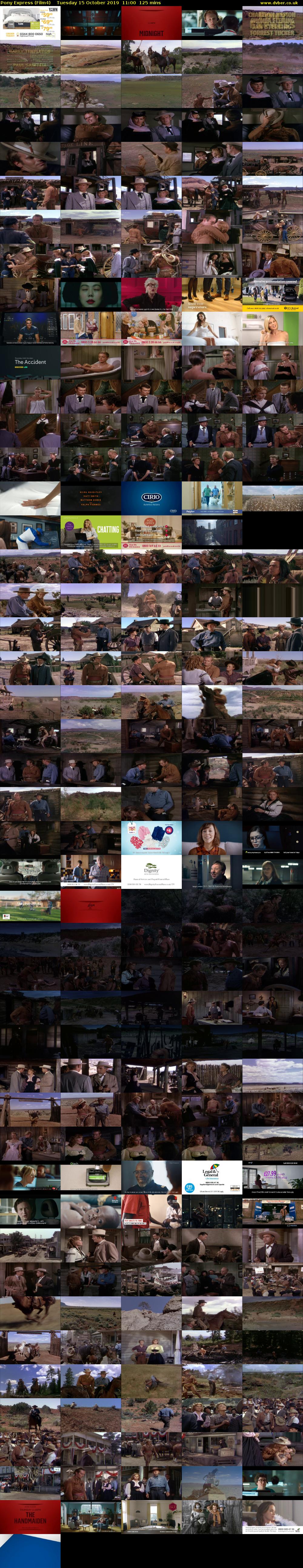 Pony Express (Film4) Tuesday 15 October 2019 11:00 - 13:05
