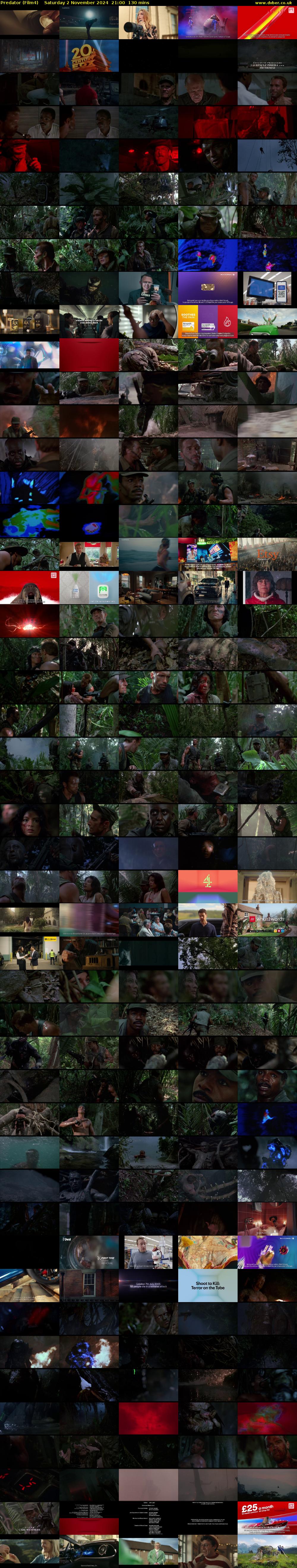 Predator (Film4) Saturday 2 November 2024 21:00 - 23:10