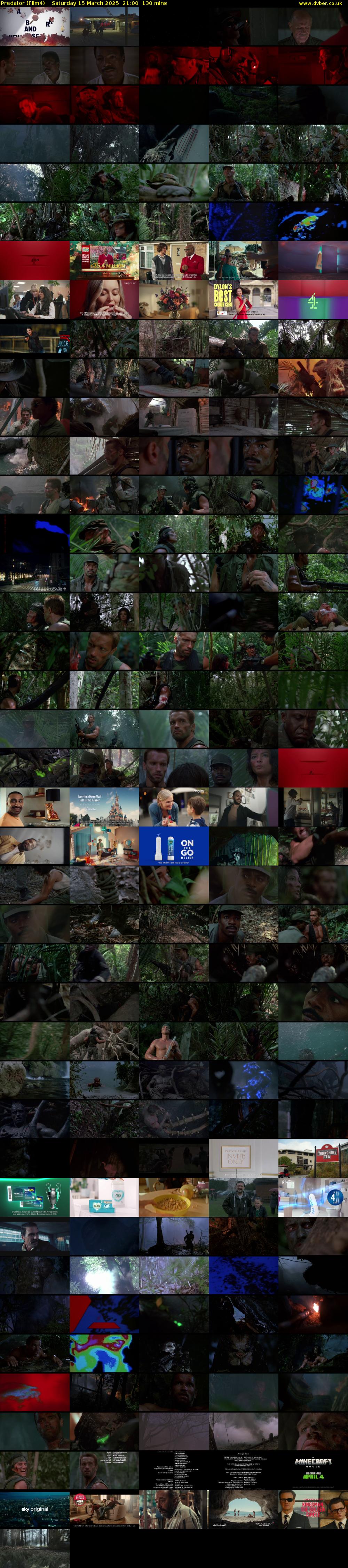 Predator (Film4) Saturday 15 March 2025 21:00 - 23:10