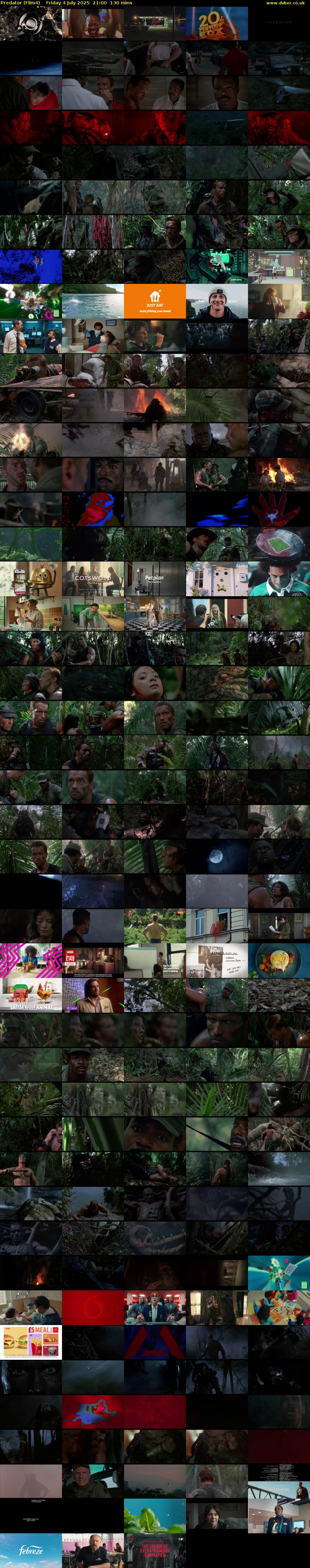 Predator (Film4) Friday 4 July 2025 21:00 - 23:10