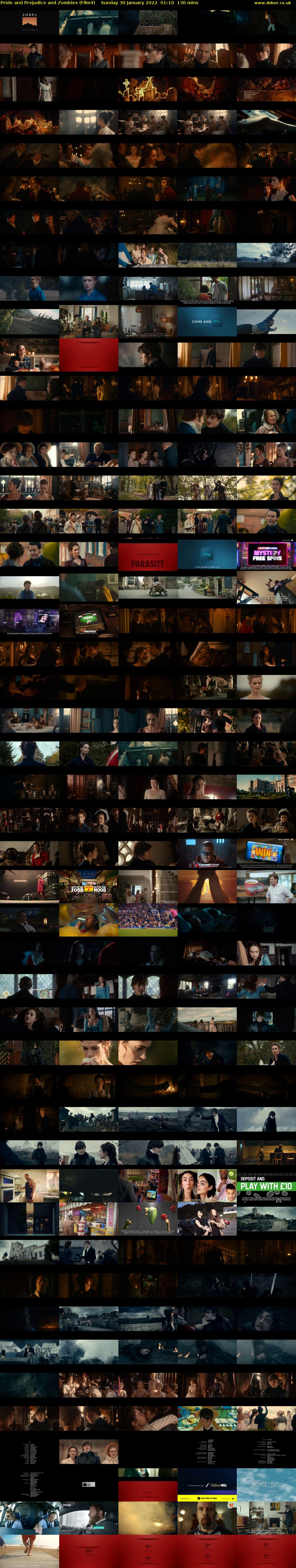 Pride and Prejudice and Zombies (Film4) Sunday 30 January 2022 01:10 - 03:20