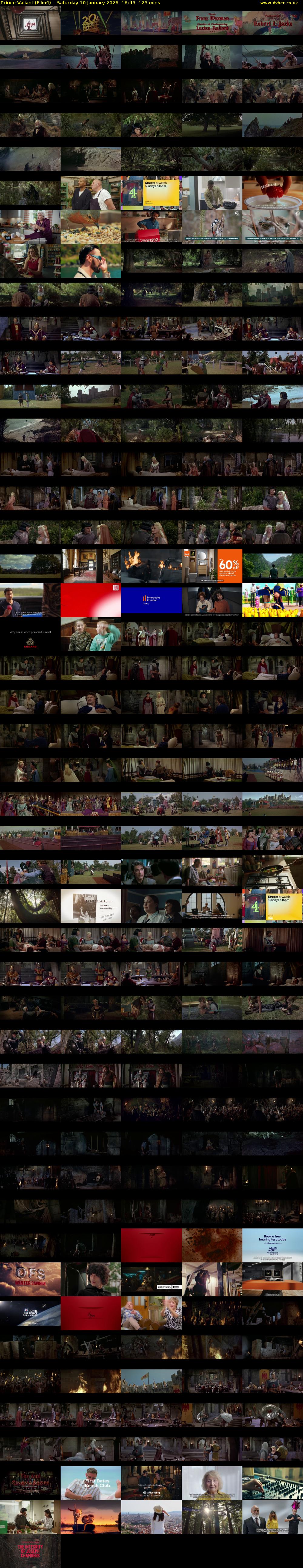 Prince Valiant (Film4) Saturday 10 January 2026 16:45 - 18:50