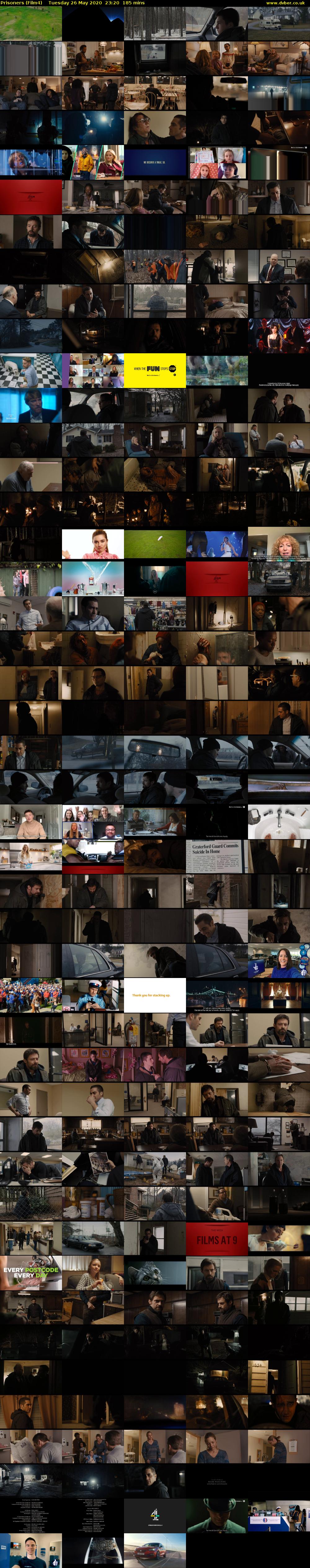 Prisoners (Film4) Tuesday 26 May 2020 23:20 - 02:25