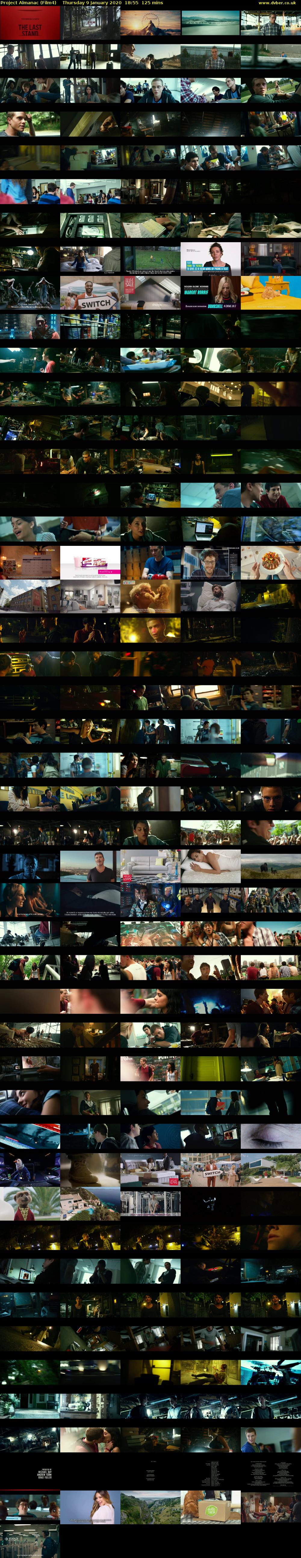 Project Almanac (Film4) Thursday 9 January 2020 18:55 - 21:00