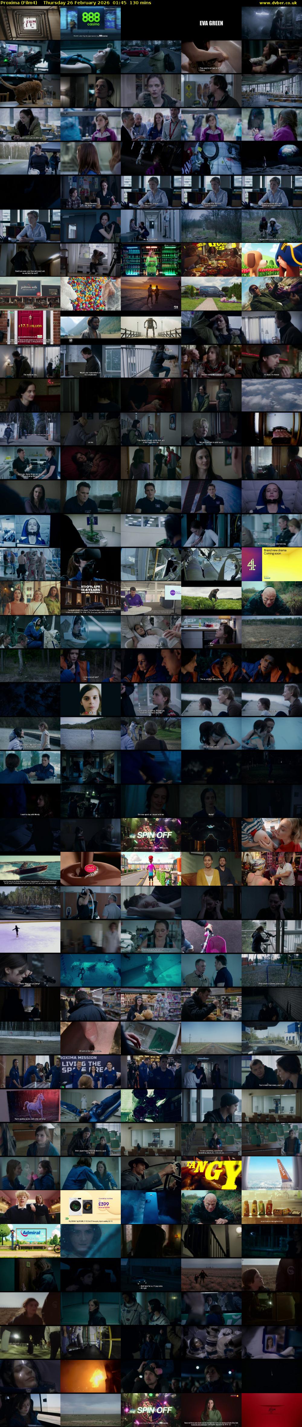 Proxima (Film4) Thursday 26 February 2026 01:45 - 03:55