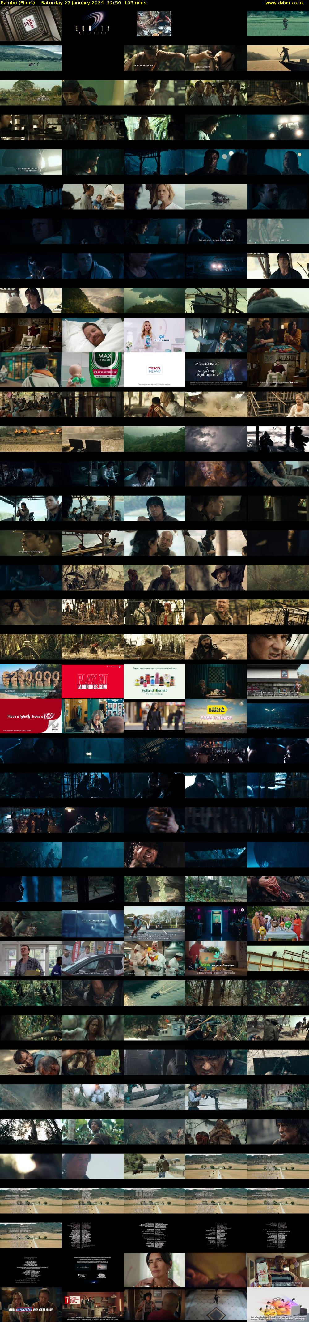 Rambo (Film4) Saturday 27 January 2024 22:50 - 00:35