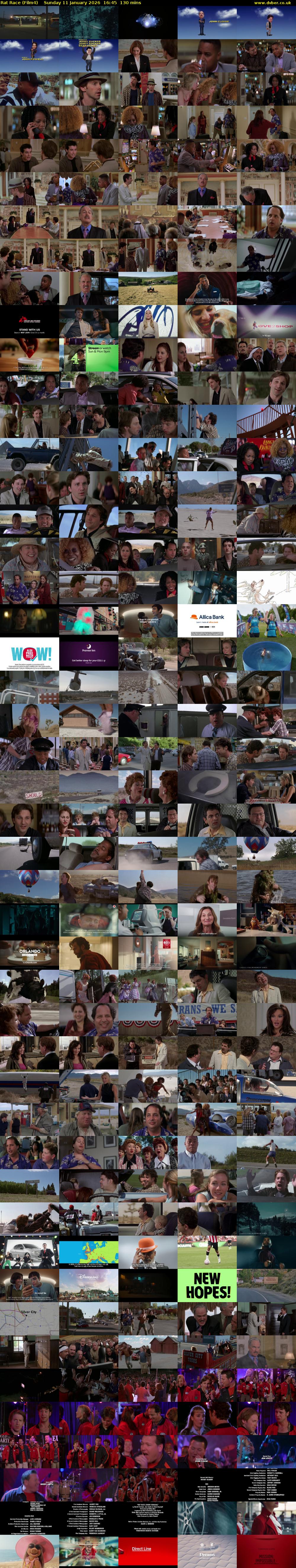 Rat Race (Film4) Sunday 11 January 2026 16:45 - 18:55