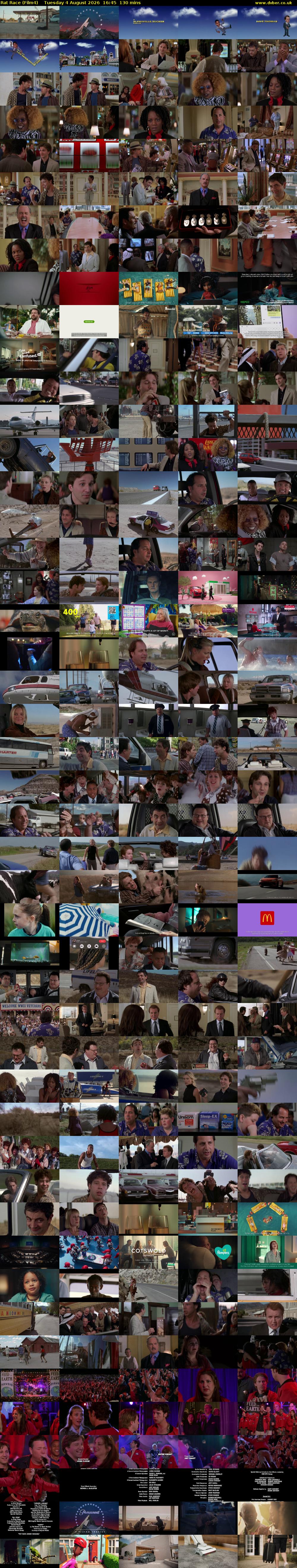 Rat Race (Film4) Tuesday 4 August 2026 16:45 - 18:55