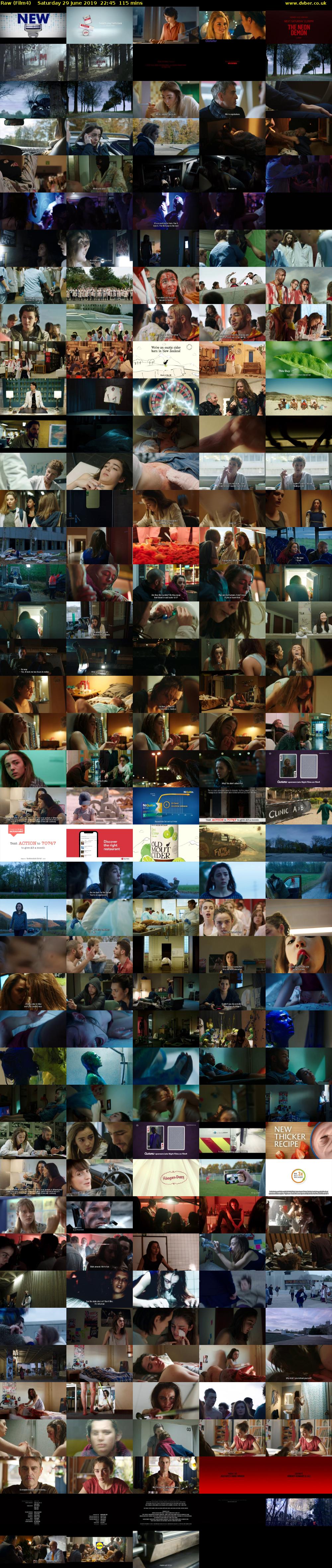 Raw (Film4) Saturday 29 June 2019 22:45 - 00:40
