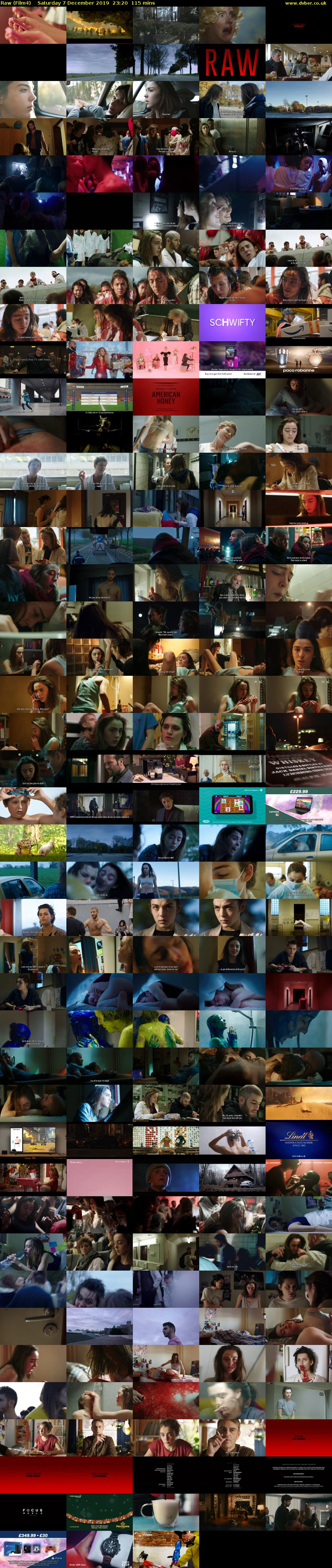 Raw (Film4) Saturday 7 December 2019 23:20 - 01:15