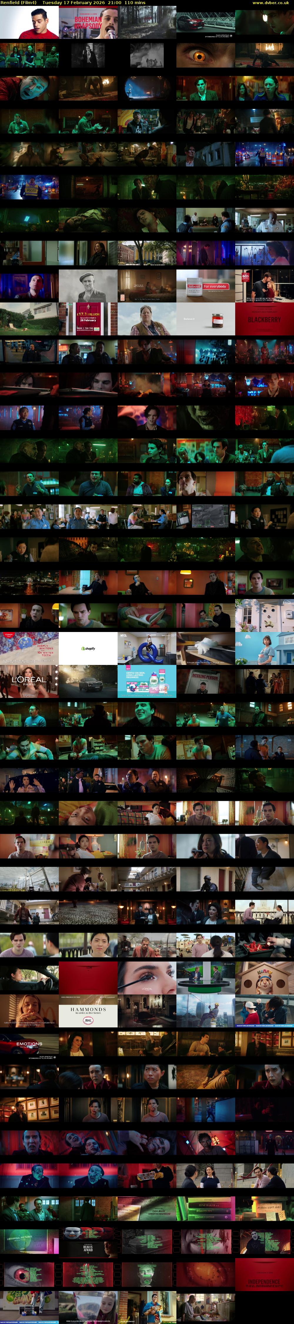 Renfield (Film4) Tuesday 17 February 2026 21:00 - 22:50