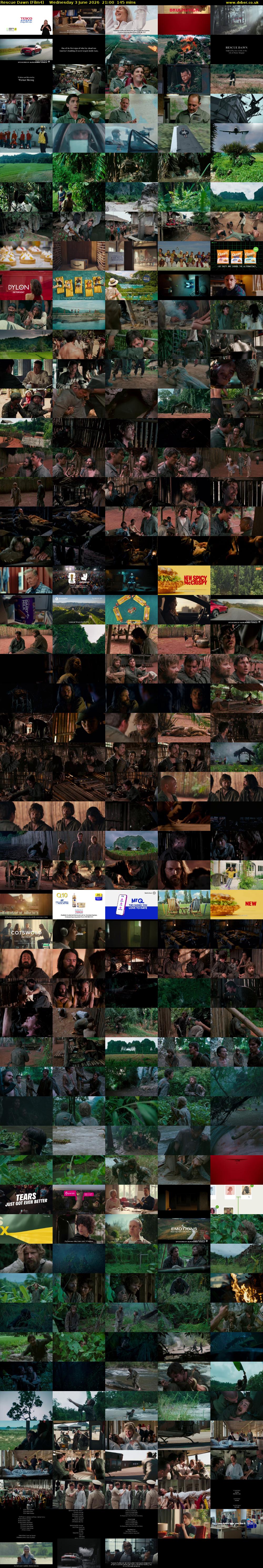 Rescue Dawn (Film4) Wednesday 3 June 2026 21:00 - 23:25