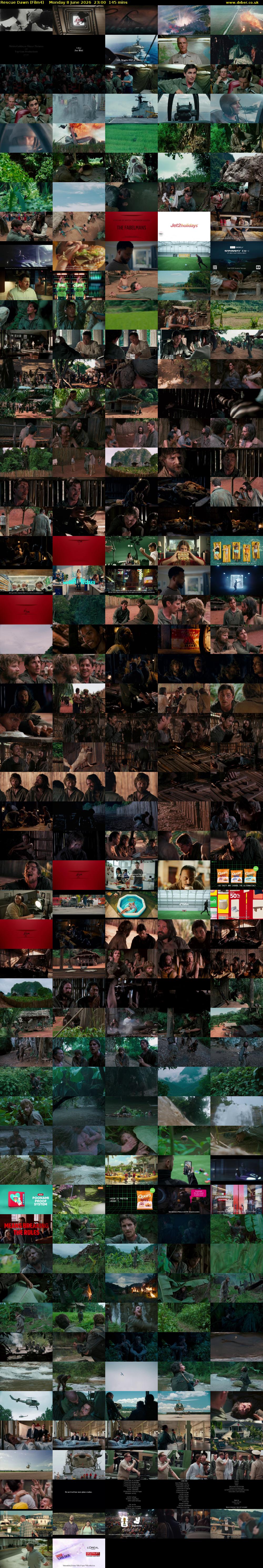 Rescue Dawn (Film4) Monday 8 June 2026 23:00 - 01:25