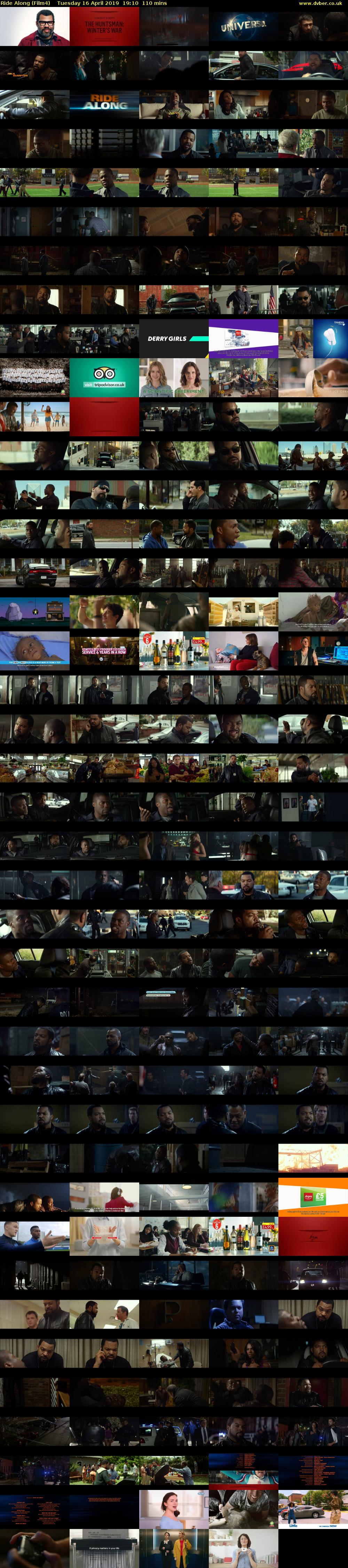 Ride Along (Film4) Tuesday 16 April 2019 19:10 - 21:00