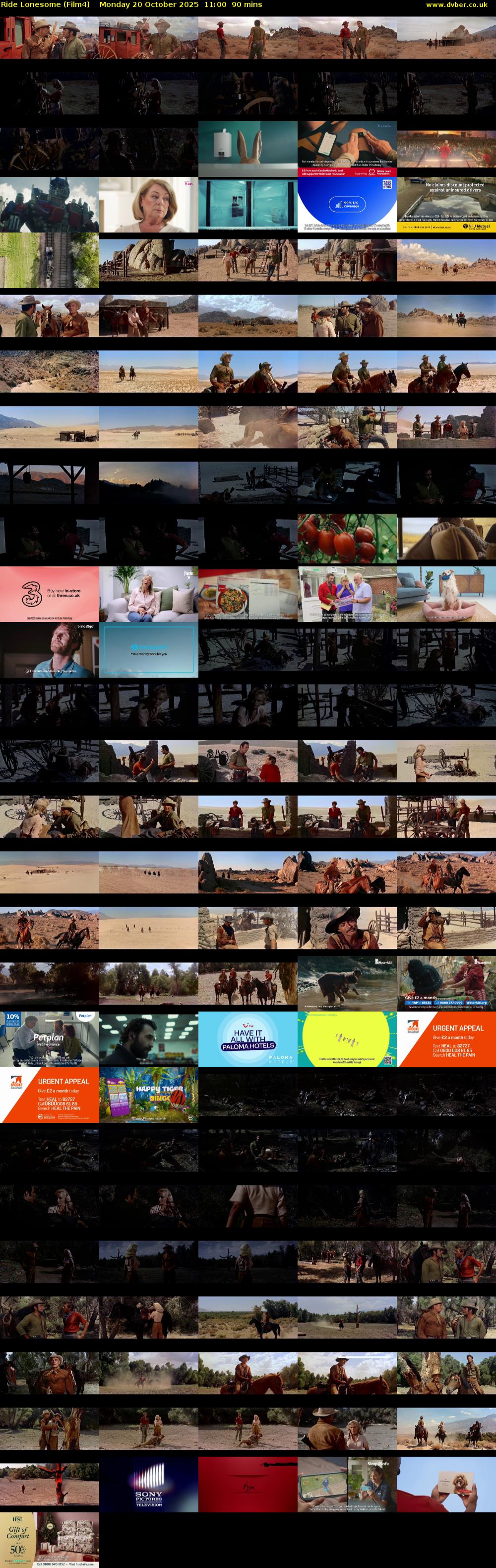 Ride Lonesome (Film4) Monday 20 October 2025 11:00 - 12:30