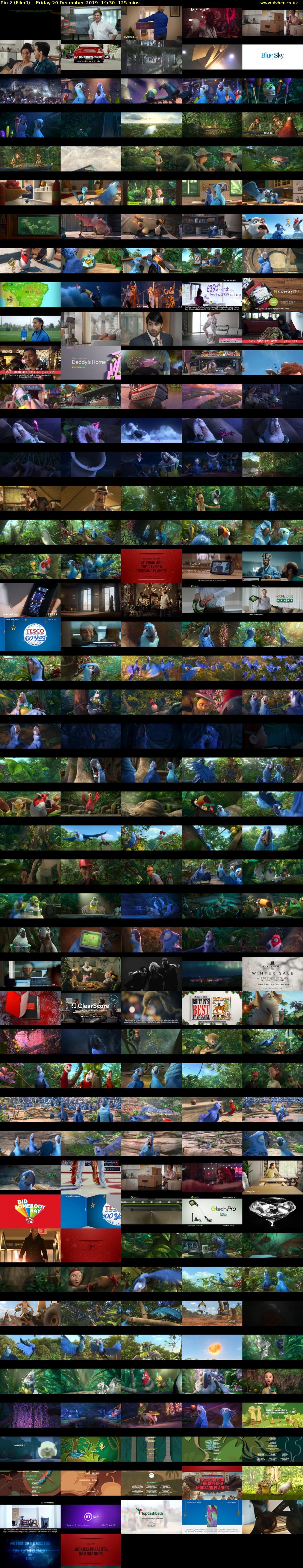 Rio 2 (Film4) Friday 20 December 2019 14:30 - 16:35