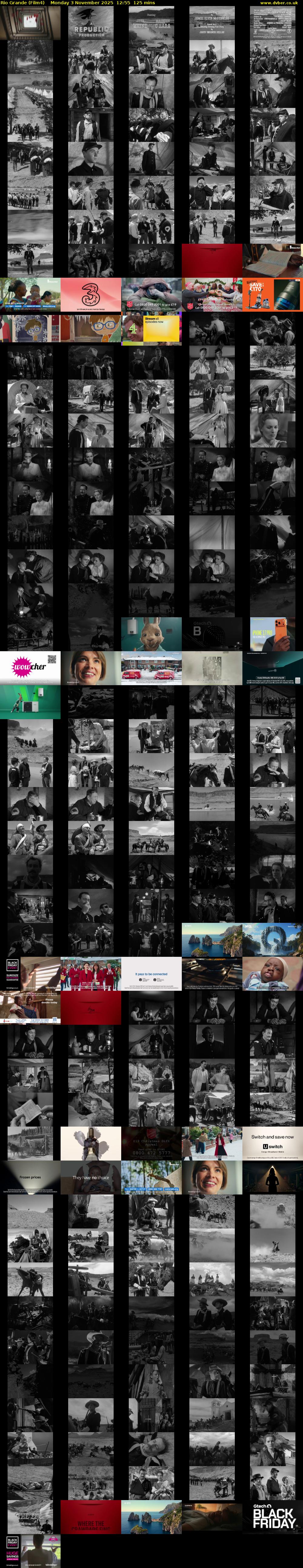 Rio Grande (Film4) Monday 3 November 2025 12:55 - 15:00