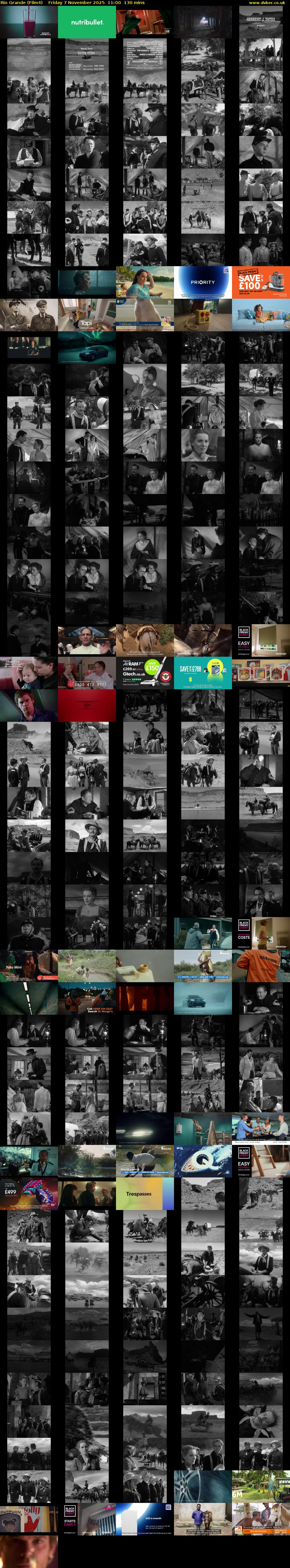 Rio Grande (Film4) Friday 7 November 2025 11:00 - 13:10