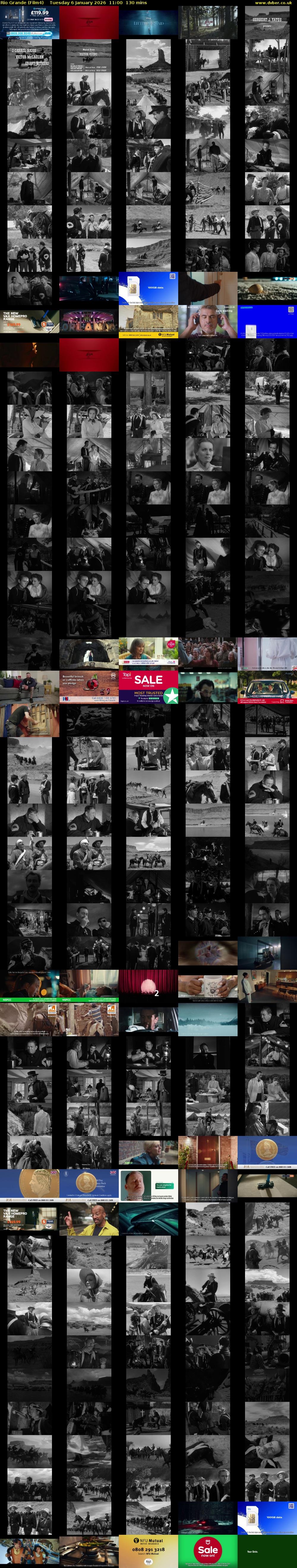 Rio Grande (Film4) Tuesday 6 January 2026 11:00 - 13:10