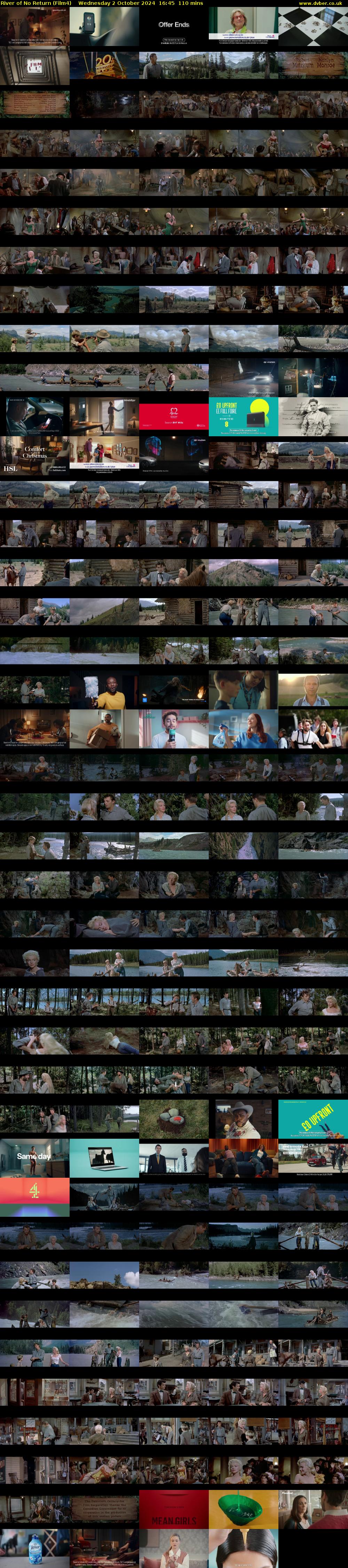 River of No Return (Film4) Wednesday 2 October 2024 16:45 - 18:35