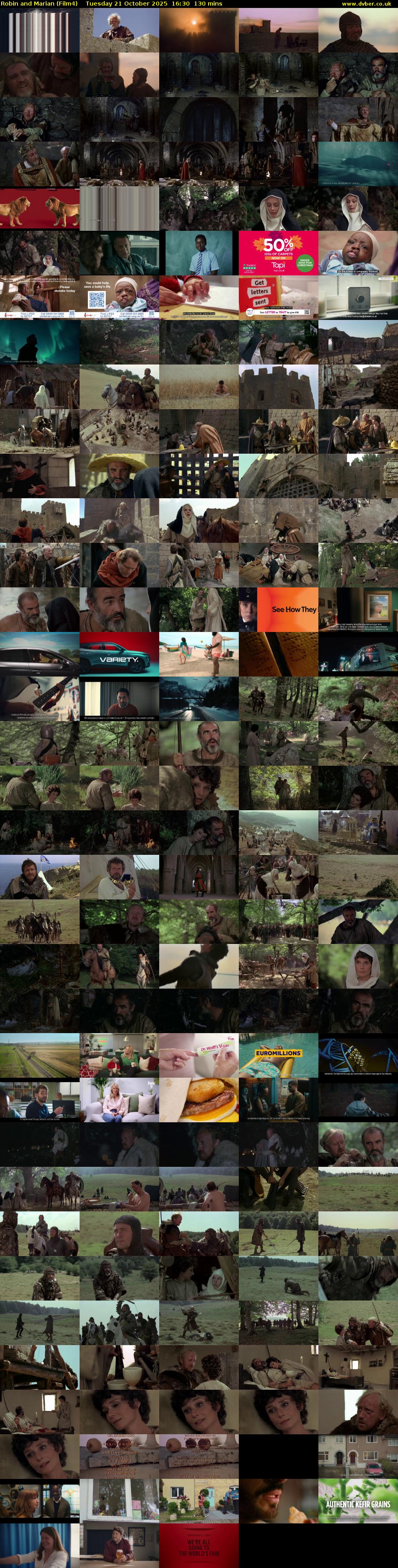 Robin and Marian (Film4) Tuesday 21 October 2025 16:30 - 18:40