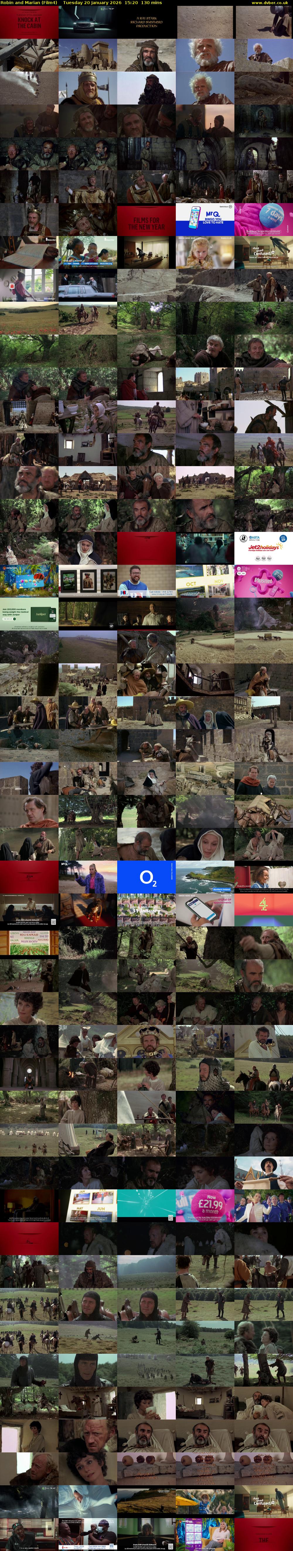 Robin and Marian (Film4) Tuesday 20 January 2026 15:20 - 17:30