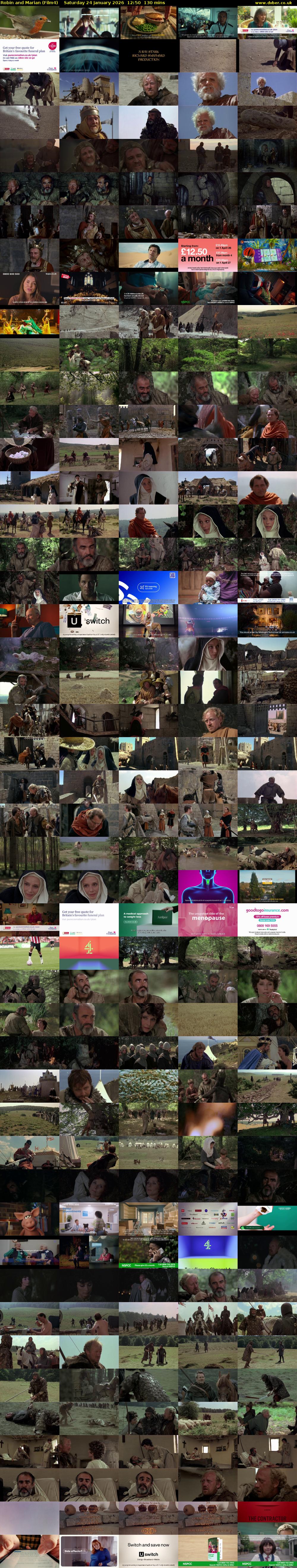 Robin and Marian (Film4) Saturday 24 January 2026 12:50 - 15:00