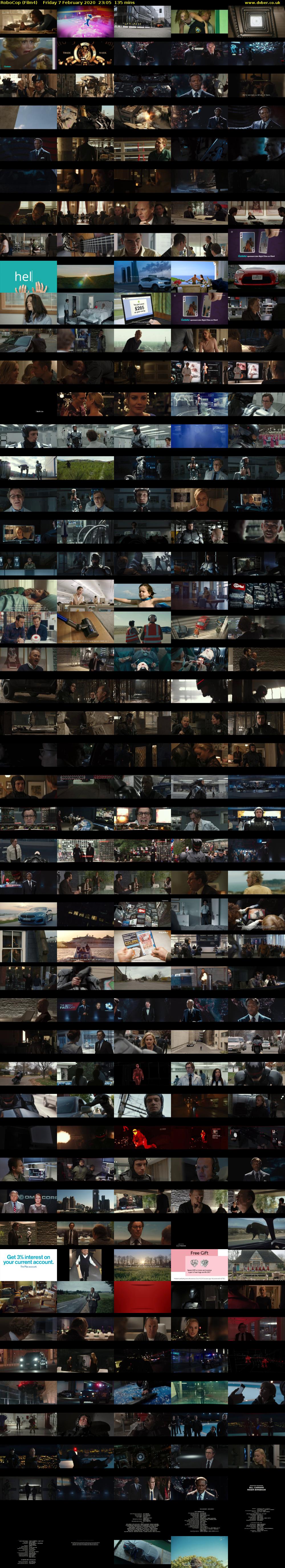 RoboCop (Film4) Friday 7 February 2020 23:05 - 01:20