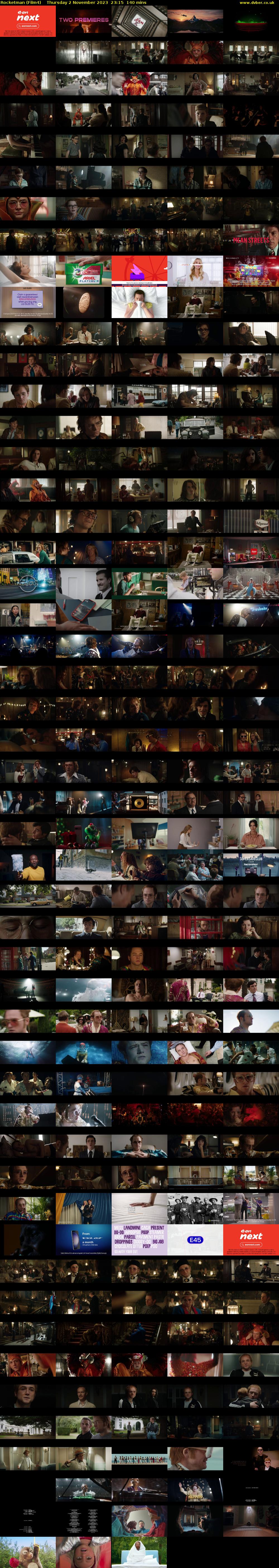 Rocketman (Film4) Thursday 2 November 2023 23:15 - 01:35
