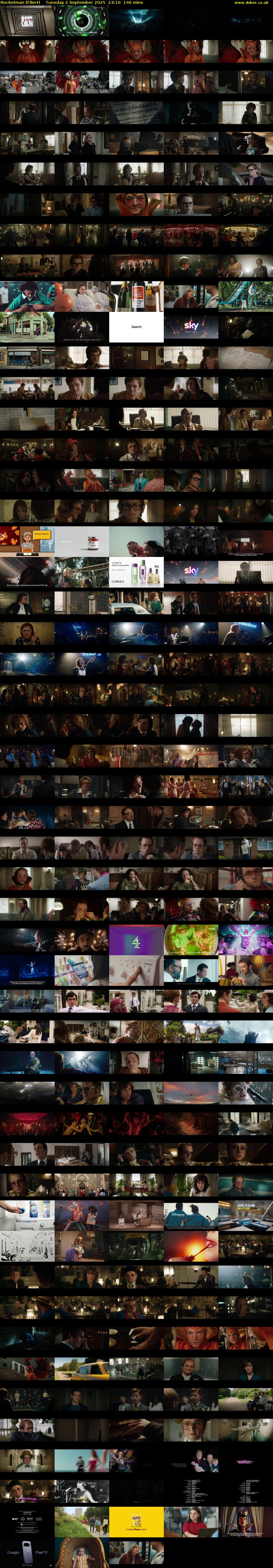 Rocketman (Film4) Tuesday 2 September 2025 23:10 - 01:30