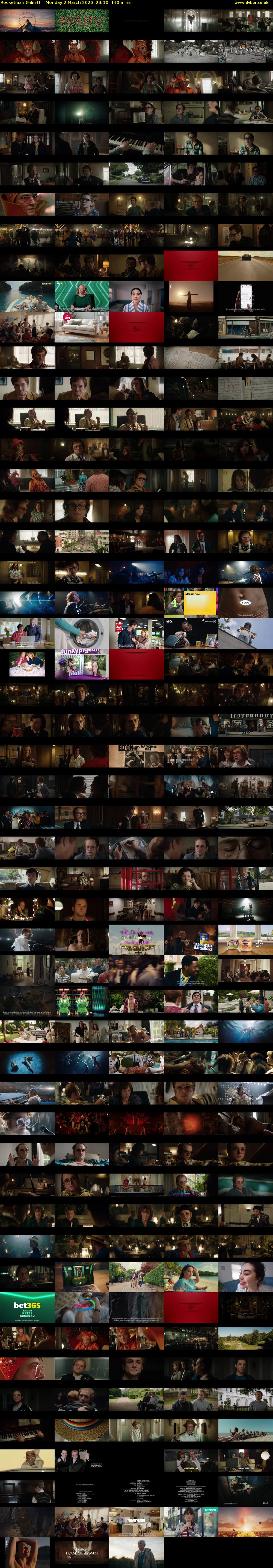 Rocketman (Film4) Monday 2 March 2026 23:10 - 01:30