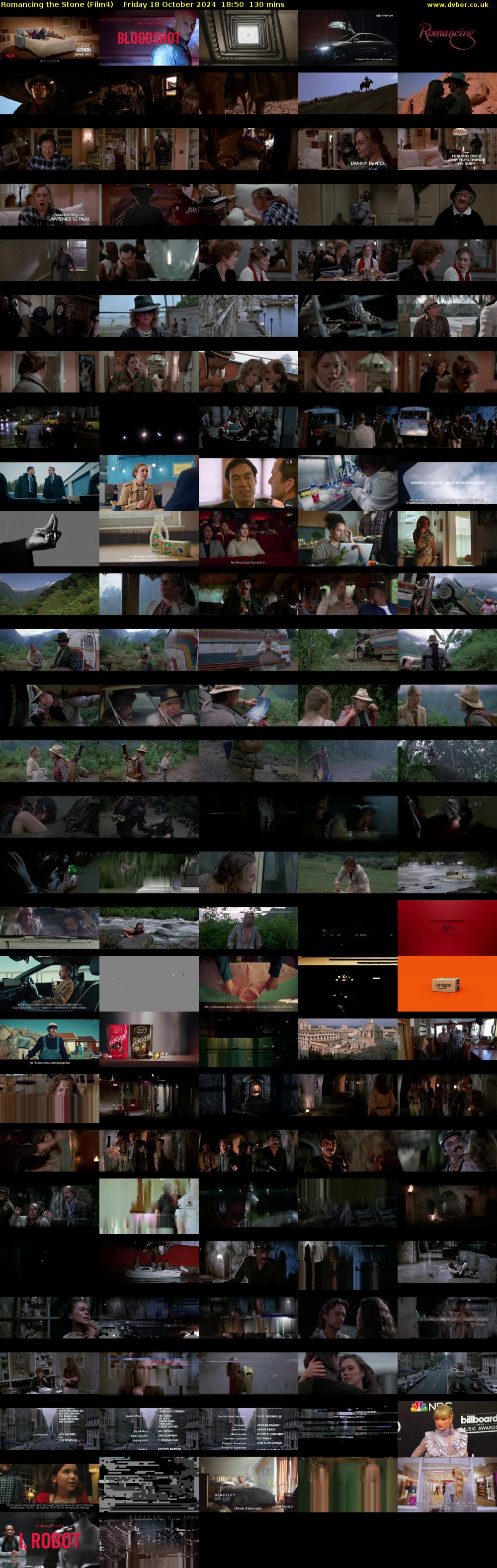 Romancing the Stone (Film4) Friday 18 October 2024 18:50 - 21:00