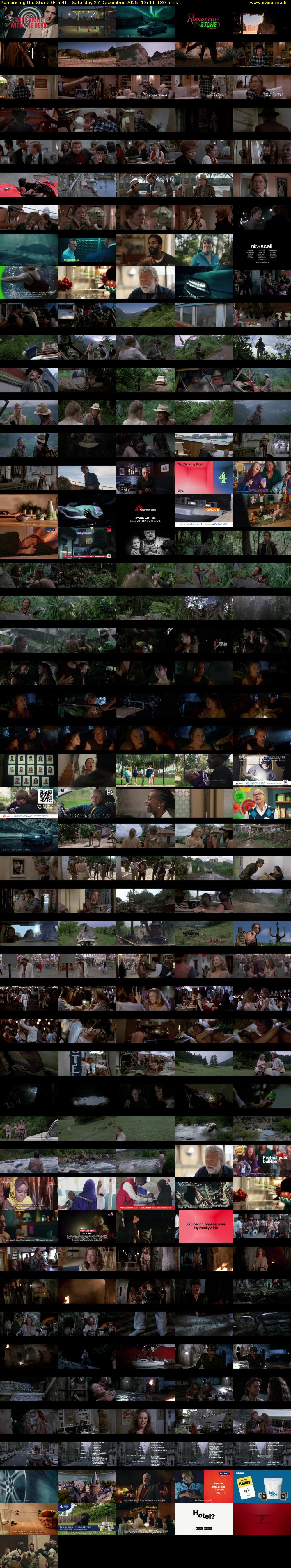 Romancing the Stone (Film4) Saturday 27 December 2025 13:40 - 15:50