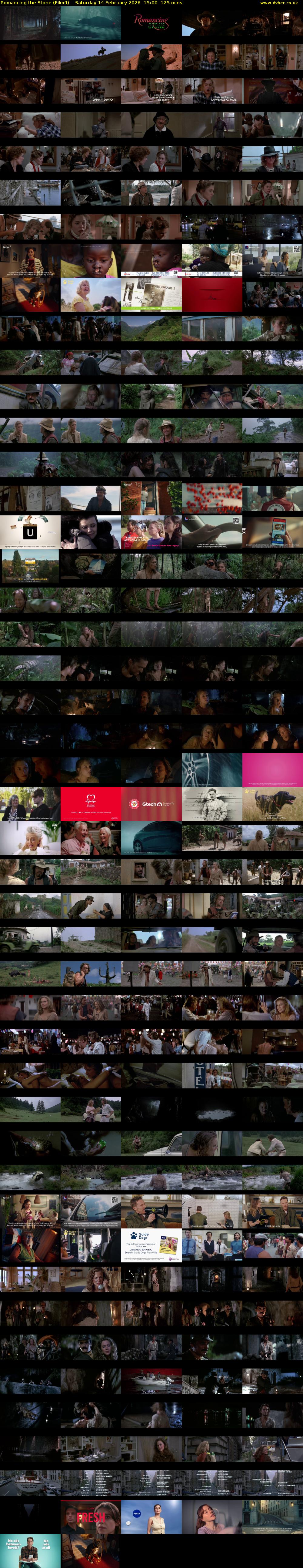 Romancing the Stone (Film4) Saturday 14 February 2026 15:00 - 17:05