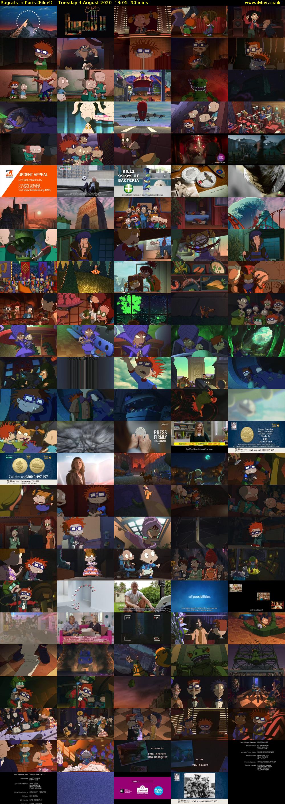 Rugrats in Paris (Film4) Tuesday 4 August 2020 13:05 - 14:35