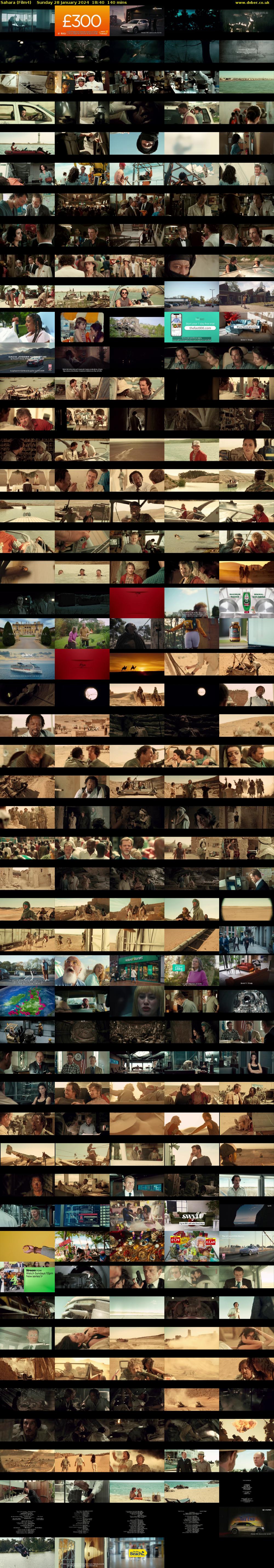 Sahara (Film4) Sunday 28 January 2024 18:40 - 21:00
