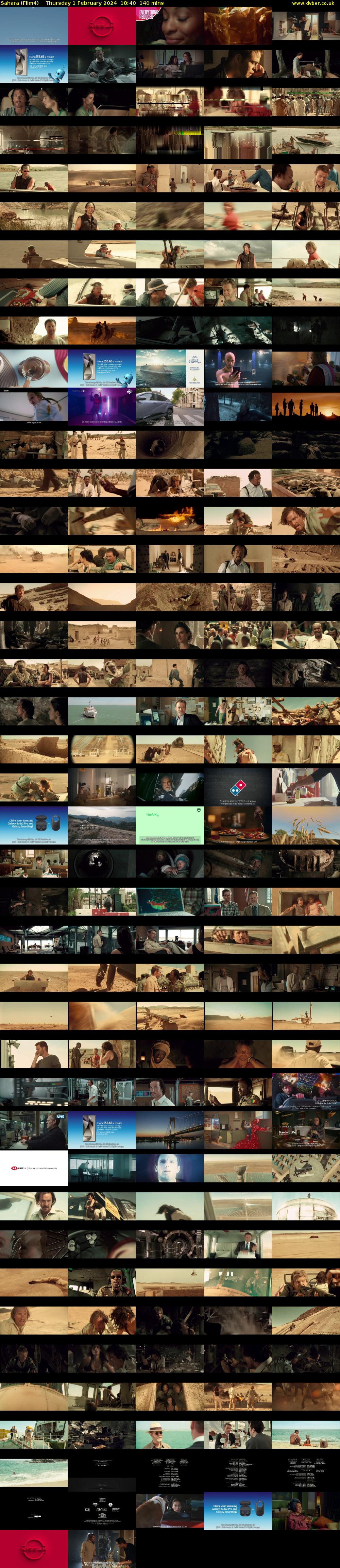 Sahara (Film4) Thursday 1 February 2024 18:40 - 21:00
