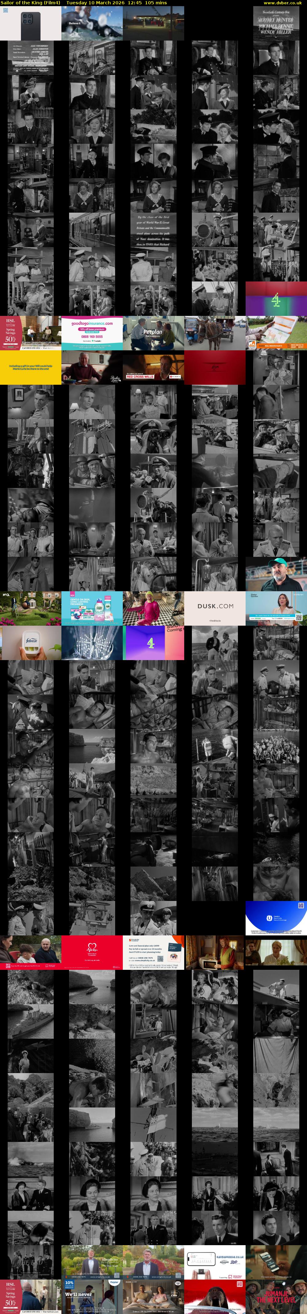 Sailor of the King (Film4) Tuesday 10 March 2026 12:45 - 14:30