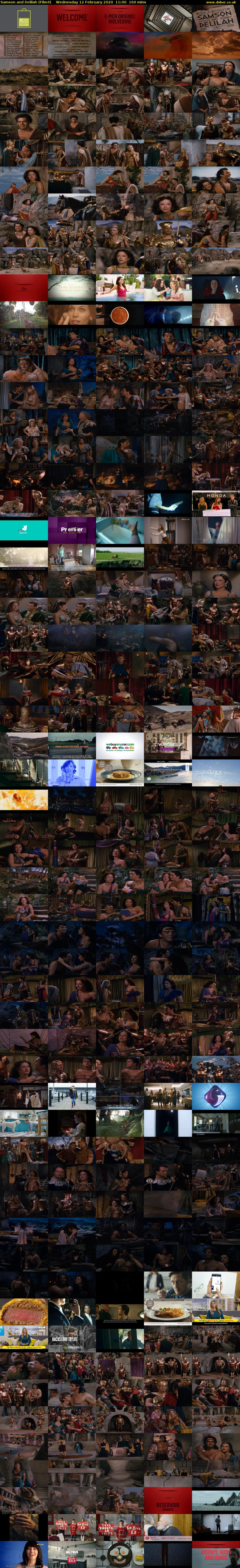 Samson and Delilah (Film4) Wednesday 12 February 2020 11:00 - 13:40