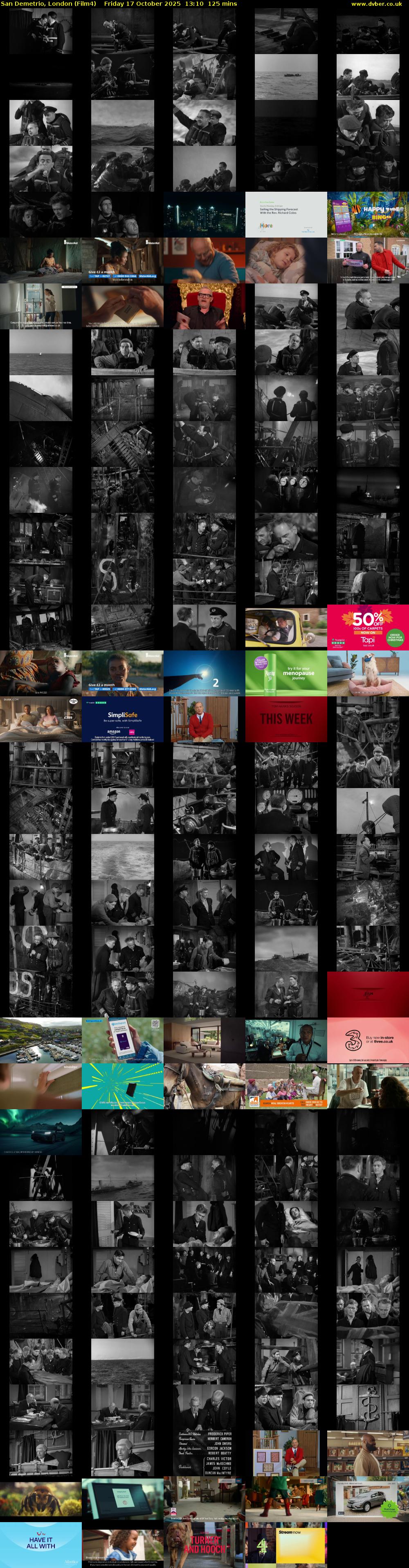 San Demetrio, London (Film4) Friday 17 October 2025 13:10 - 15:15