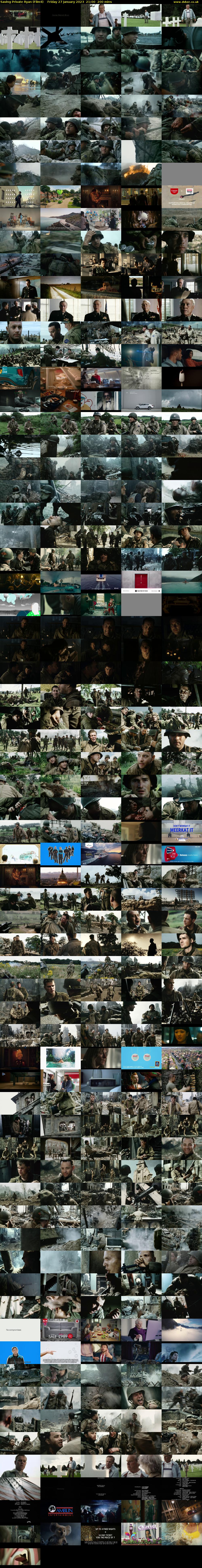 Saving Private Ryan (Film4) Friday 27 January 2023 21:00 - 00:20
