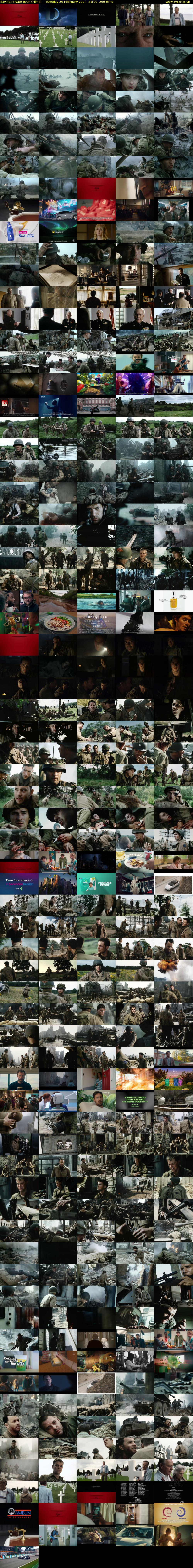 Saving Private Ryan (Film4) Tuesday 20 February 2024 21:00 - 00:20