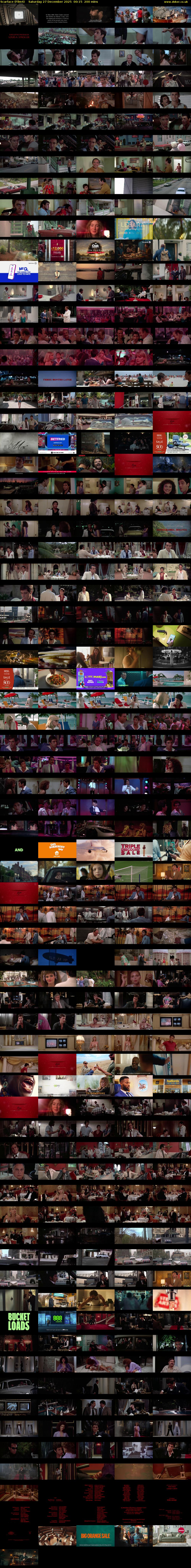 Scarface (Film4) Saturday 27 December 2025 00:15 - 03:35