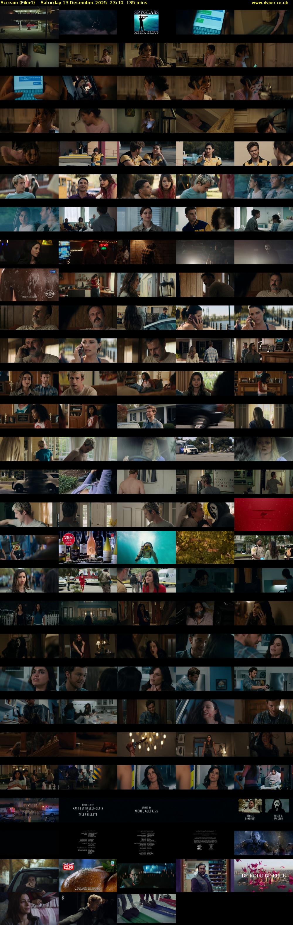 Scream (Film4) Saturday 13 December 2025 23:40 - 01:55