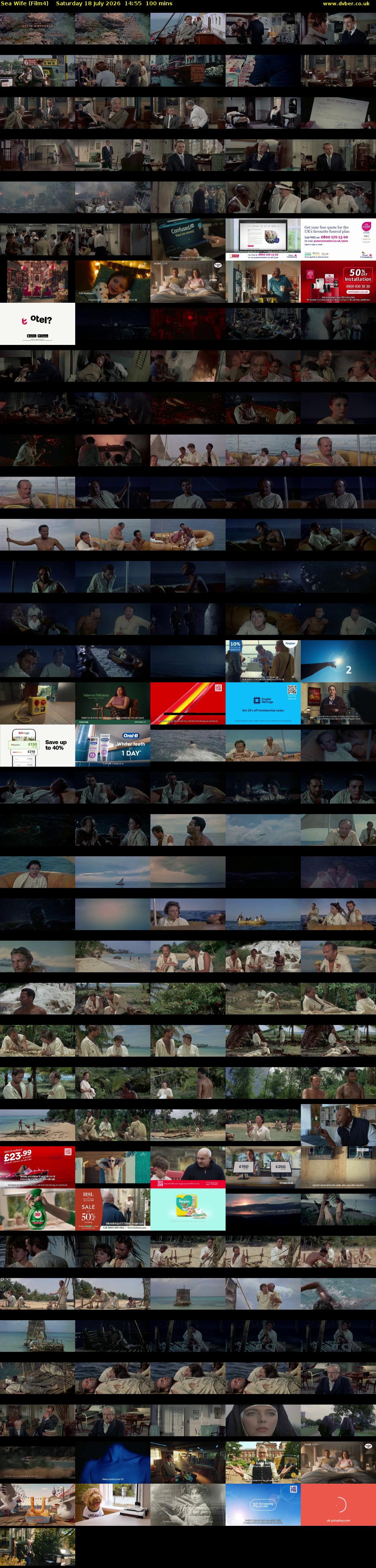 Sea Wife (Film4) Saturday 18 July 2026 14:55 - 16:35