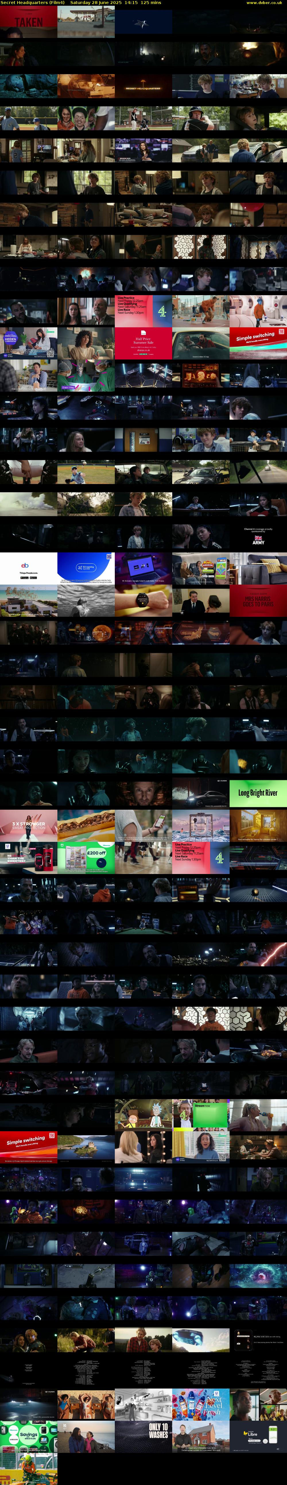 Secret Headquarters (Film4) Saturday 28 June 2025 14:15 - 16:20